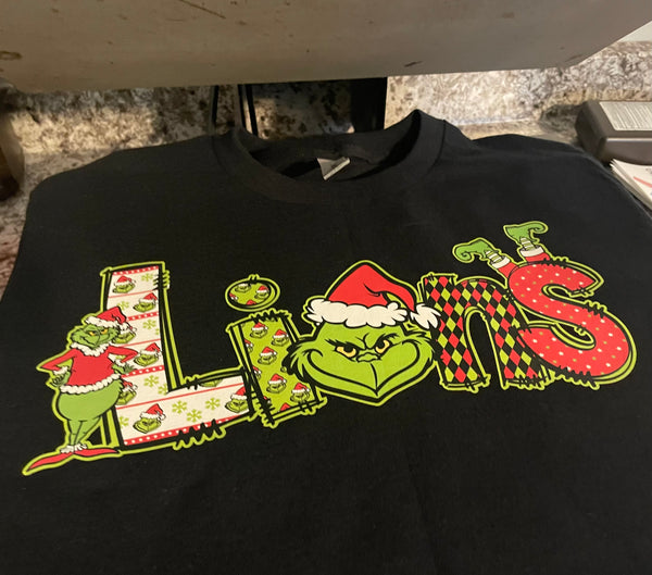 Grinch School Spirit tee