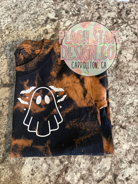 Halloween Dyed "Pocket tee"