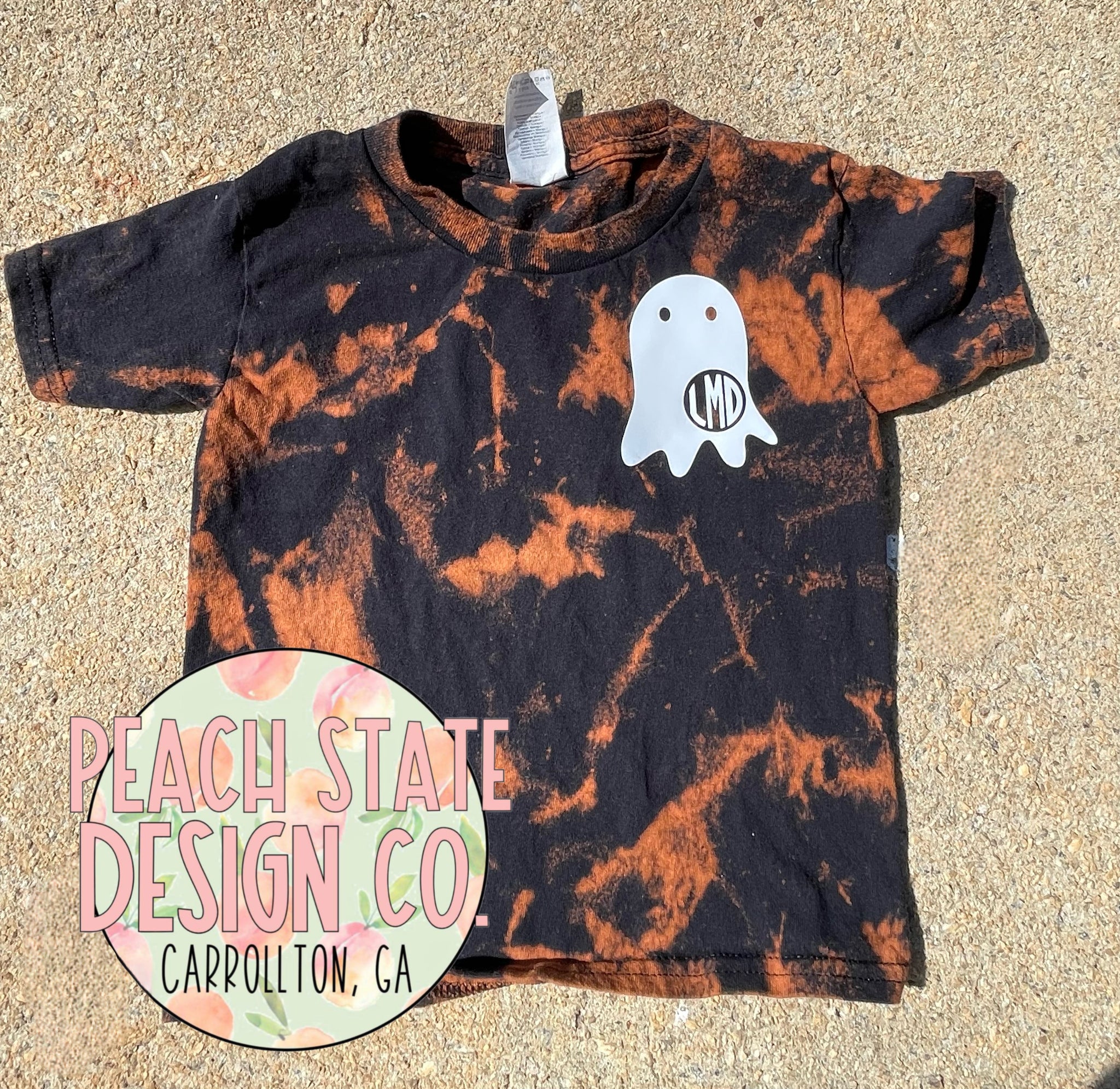 Halloween Dyed "Pocket tee"