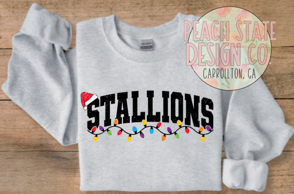 Christmas School Spirit sweatshirt